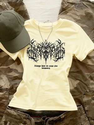 Touz Kemer Boy Always Have Gothic Crop Bluz