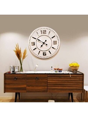 Lusenne Duvar Saati: 50X50 cm Dekoratif Aynalı , Modern ve Şık Tasarım