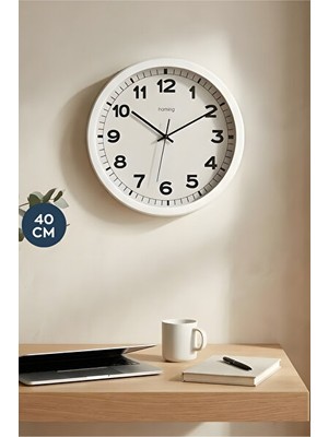 Lusenne Duvar Saati: 40CM Modern Tasarımlı