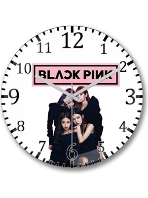 Lusenne Duvar Saati: Gerçek Cam Bombeli Blackpink 00 , Modern ve Şık Tasarım
