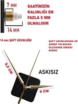 Lusenne Duvar Saati: Sessiz ve Hassas Saat Mekanizması, Kolay Montaj