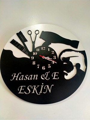 Lusenne Duvar Saati: Erkek Berberleri Için Dekoratif Şık