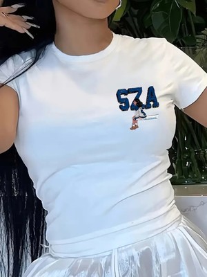 Touz Baby Tee Sza Ön Arka Baskılı Bluz Body