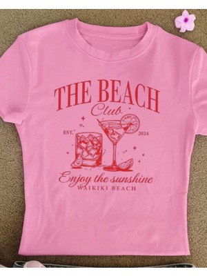 Touz Kemer Boy Baby Tee The Beach Crop Bluz