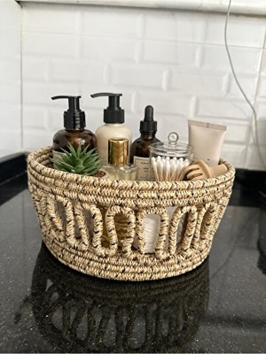 Lusenne Sepet: El Yapımı Jüt Hasır Çok Amaçlı Organizer - 20X20 cm