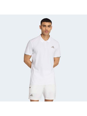 Adidas Tennis Climacool Erkek Beyaz Polo Tişört (KF5004)