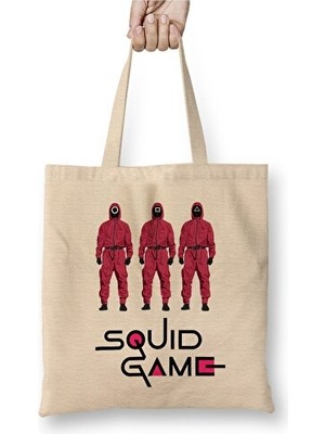 Lusenne Omuz Çantası: Squid Game Temalı Uzun Saplı Bez Çanta, Günlük Kullanım ve Şıklık Için