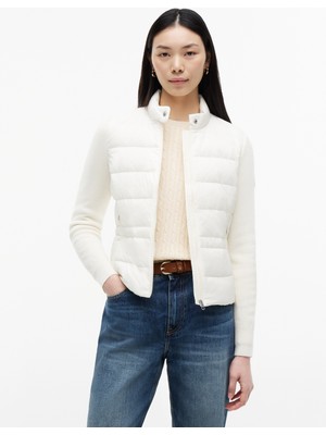 Tommy Hilfiger Lw Down Knıt Mıx Jacket