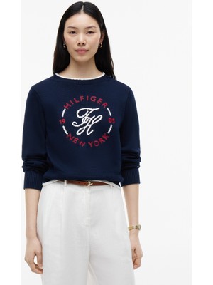 Tommy Hilfiger Rwb Nautıcal C-Nk Swtr