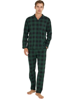 Kly Erkek Yeşil Pijama Takımı 9209