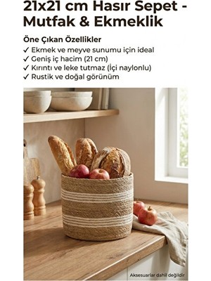 Lusenne Sepet: Çizgili Dekoratif Saksı Sepeti – Şık ve Pratik Bitki Kılıfı