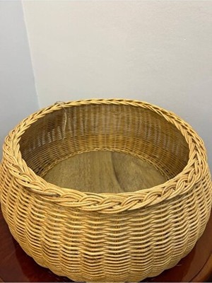 Lusenne Sepet: El Yapımı Hasır Rattan Saklama Sepeti, Çok Amaçlı ve Dekoratif