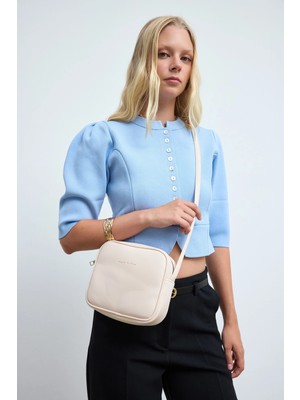 Shule Bags Lina Çapraz Çanta Pudra Pembe