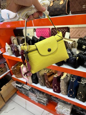 Pazarvia Shop Deri Kapaklı Mini Çanta