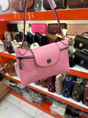Pazarvia Shop Deri Kapaklı Mini Çanta
