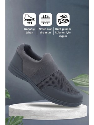 Vojo Flex Anatomik Anorak Bağcıksız Erkek Spor Ayakkabı