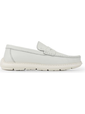 Tamer Tanca Erkek Hakiki Deri Kırık Beyaz Loafer Ayakkabı 298 3310-4099 Erk Ayk Y26 Kırık Beyaz Gutı
