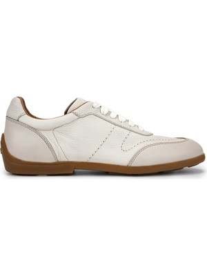 Tamer Tanca Erkek Hakiki Deri Bej Sneakers & Spor Ayakkabı 04 1202 Erk Ayk Y26 Bej Dr