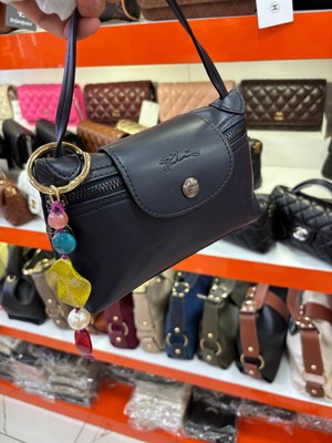 Pazarvia Shop Deri Kapaklı Mini Çanta