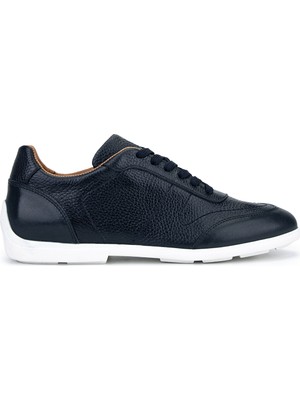 Tamer Tanca Erkek Hakiki Deri Lacivert Sneakers & Spor Ayakkabı 04 1202 Erk Ayk Y26 Lacıvert