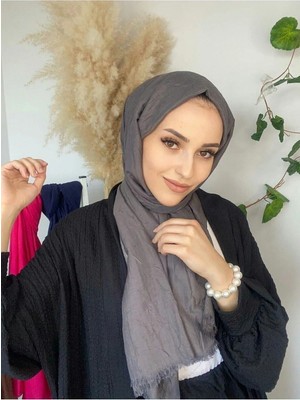 Empressco Losyana Bambu Kraş Şal Füme