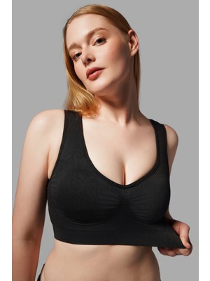 Fit Women Balensiz Dikişsiz Toparlayıcı Pedli Sütyen 5040