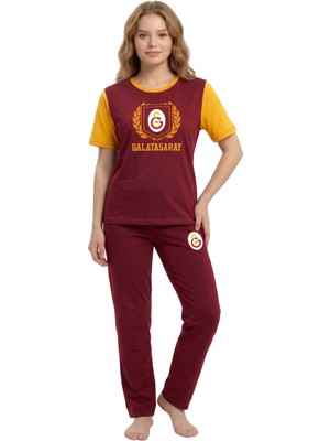 Jenika Orijinal Lisanslı Kadın Sıfır Yaka Pijama Takım
