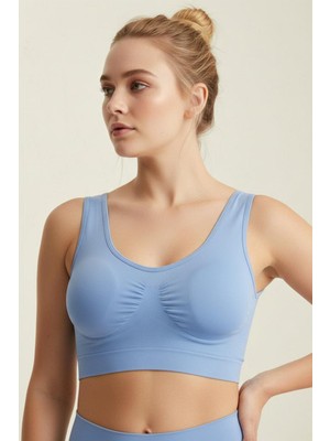 Fit Women Balensiz Dikişsiz Toparlayıcı Pedli Sütyen 5040