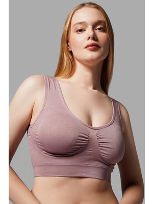 Fit Women Balensiz Dikişsiz Toparlayıcı Pedli Sütyen 5040