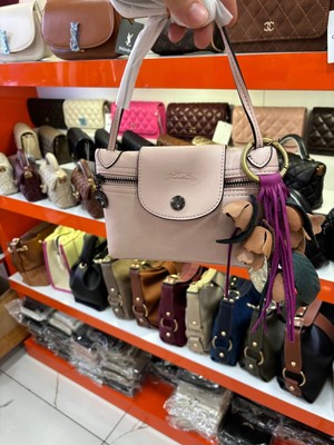 Pazarvia Shop Deri Kapaklı Mini Çanta