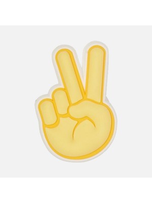 Crocs Peace Hand Sign Charm