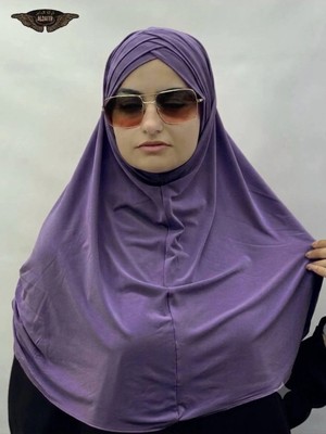 ALDAIYR Sandy Kumaş Tesettür Hazır Pratik 3 Bandtı Hijab