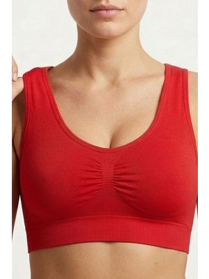 Fit Women Toparlayan Incelten Kalın Askılı Pedsiz Büstiyer Korsesi Seamless 5050