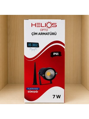 Helios Opto 7W Günışığı Çim Armatürü IP65