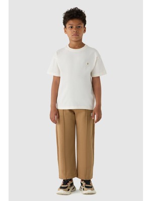 NBT Jeans Erkek Çocuk Ekru Tshirt
