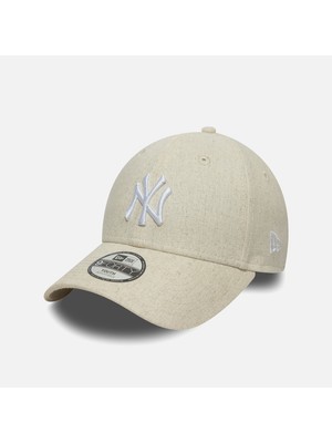 New Era New York Yankees Keten 9forty Unisex Çocuk Bej Şapka - 60667528