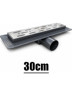 Sfk Lineer Duş Kanalı 30CM, 360 Derece Döner Başlıklı