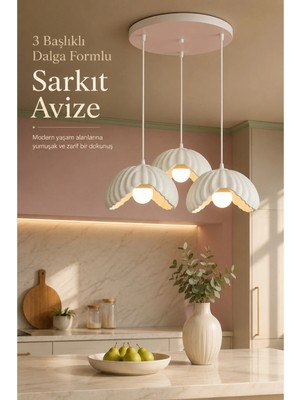 Morbella Modern Yıldız Sarkıt Avize Mutfak Antre Aydınlatma