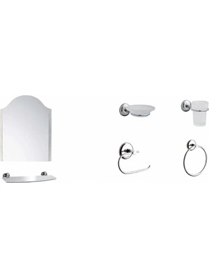 Ecrin Banyo Seti 6 Parça Liberella