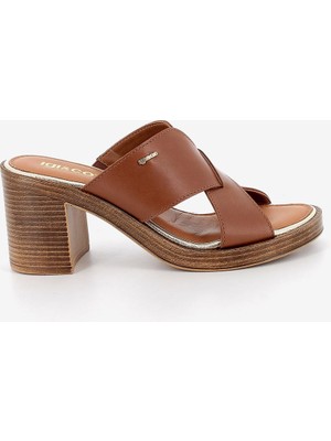  With Hell Kadın Terlik 1194211 Igı&co Dfb 11942 Wıth Heel Tan