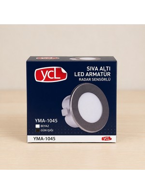 Ycl Sıva Altı LED Armatür (Radar Sensörlü) IP20