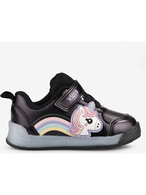 Vicco Nika Kız Bebek Siyah Sneaker