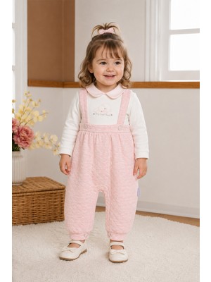 Baby Hola Kız Bebek Salopet Görünümlü Tulum 13999