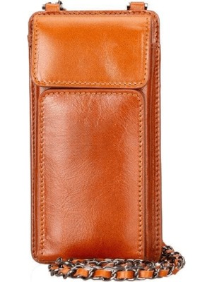 BloominBag City Muse Deri Sandstone Tan Çapraz Askılı Telefon Cüzdan