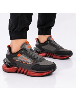 Wickers Nitro Max  Erkek Casual Ayakkabı Siyah Gri 40-44