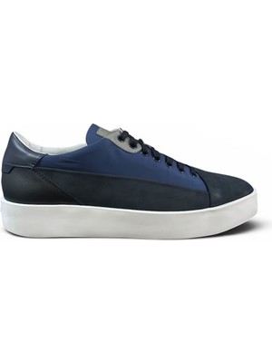 Santoni Deri Erkek Sneaker