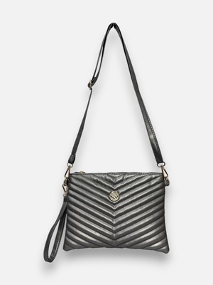 Sanmorris Kadın Suni Deri Ayarlanabilir Çapraz Ve El Askılı Portföy, Clutch Çanta S-1407
