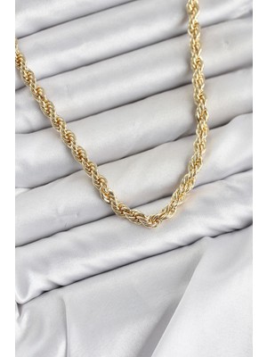 Utterly Good CM Burgu Model Gold Renk Pirinç 60 cm Kadın Kolye