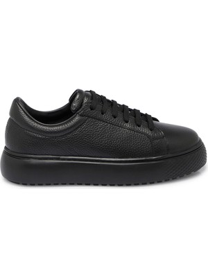 Tergan Siyah Hakiki Deri Erkek Sneaker - E25S1AY57485-A41