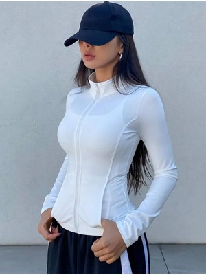 Touz Berry Basic Slim Fit Fermuarlı Bluz